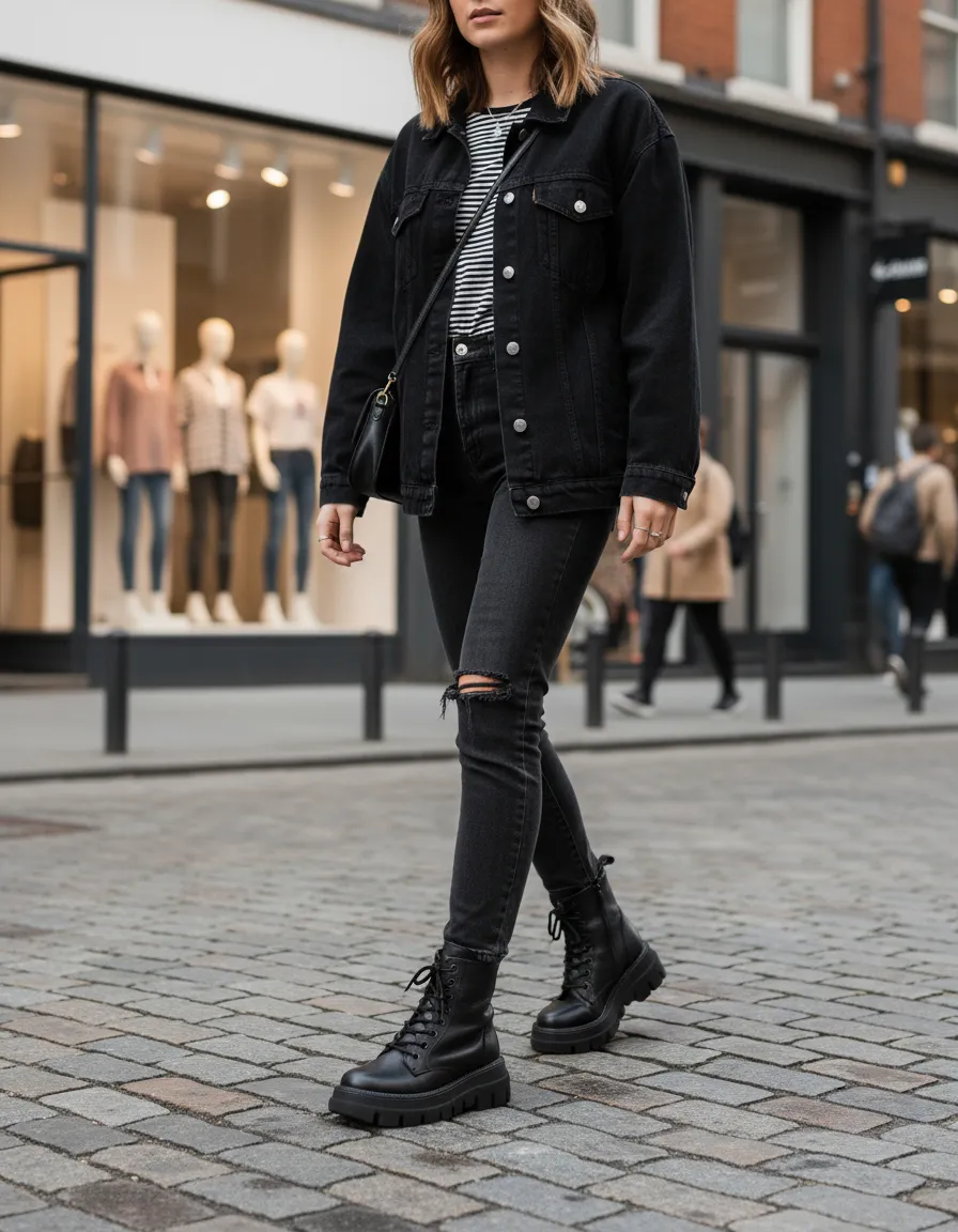 Borcego Bota Lima Cuero Vacuno Negro Winndia - Imagen 8