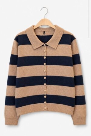 CARDIGAN RAYADO